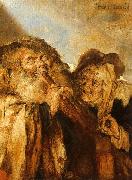 Adriaen Pietersz Vande Venne Beggars Playing Pipes and a Hurdy Gurdy USA oil painting reproduction